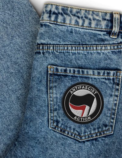 Antifascist Action Embroidered Patches