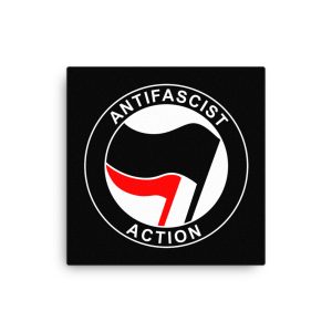 Antifascist Action Thin Canvas