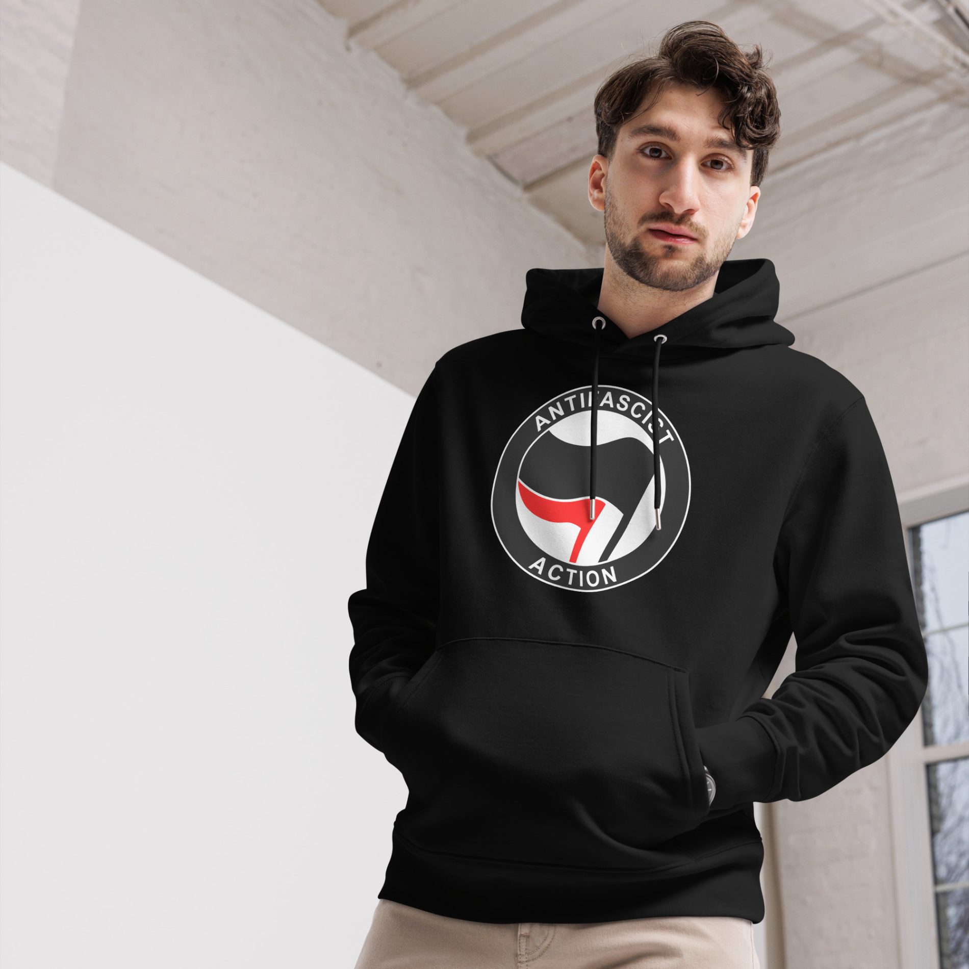Antifascist Action Unisex Essential Eco Hoodie