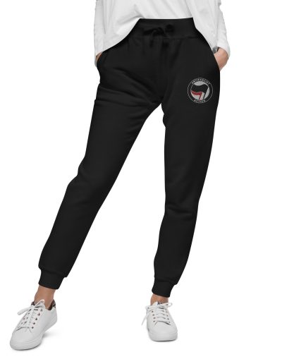 Antifascist Action Unisex Fleece Joggers Tracksuit Bottoms