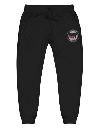 Antifascist Action Unisex Fleece Joggers Tracksuit Bottoms