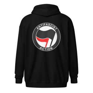Antifascist Action Unisex Heavy Blend Zip Hoodie