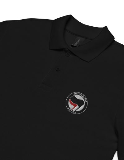 Antifascist Action Unisex Pique Polo Shirt