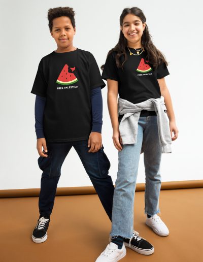 Free Palestine Watermelon Kids T-shirt