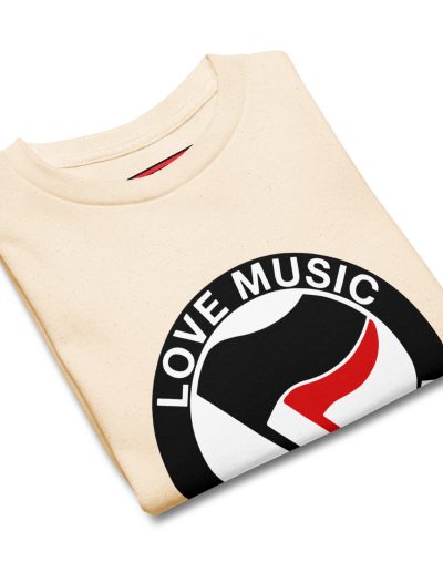 Love Music Hate Fascism Kids T-shirt