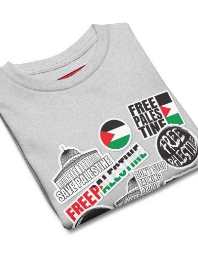 Free Palestine Stickers Kids T-shirt