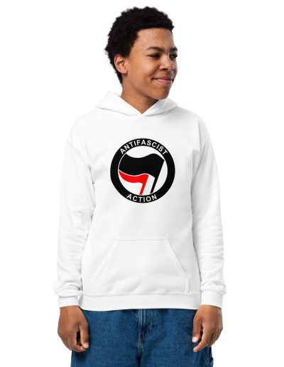 Antifascist Action Kids Heavy Blend Hoodie