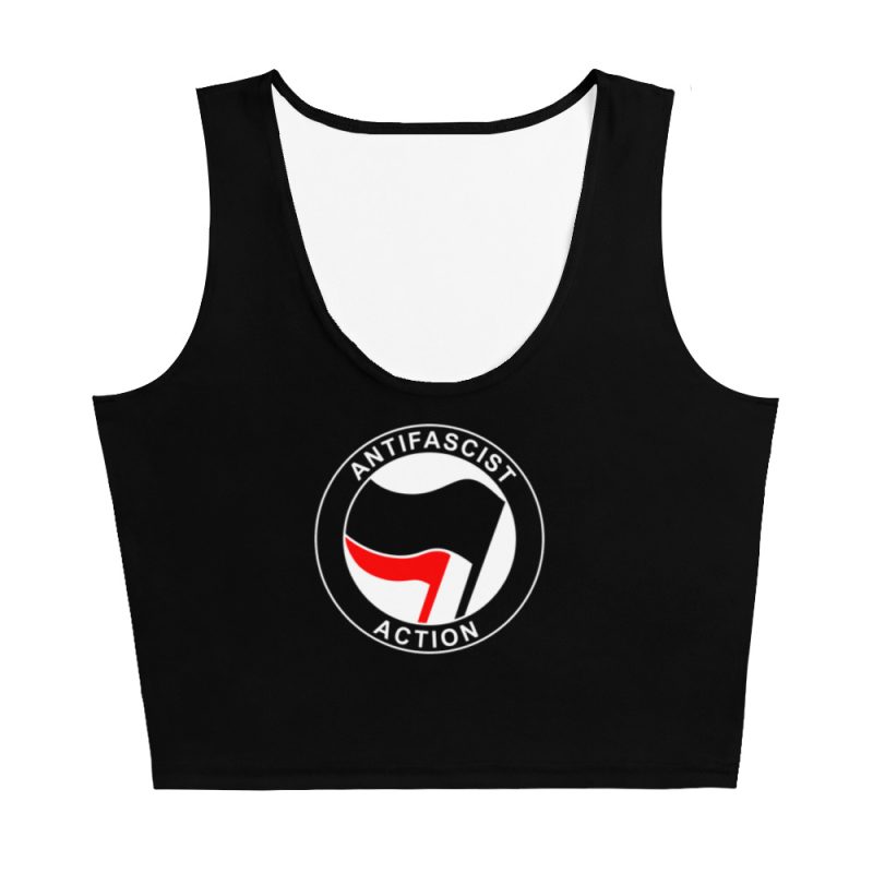 Antifascist Action Crop Top Vest