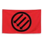Antifa Iron Front 3 Arrows Red Flag