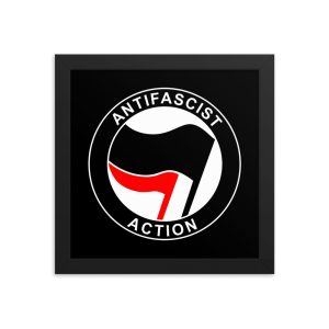 Antifascist Action Framed Poster