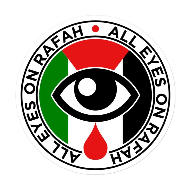 All Eyes On Rafah Bubble-free Stickers