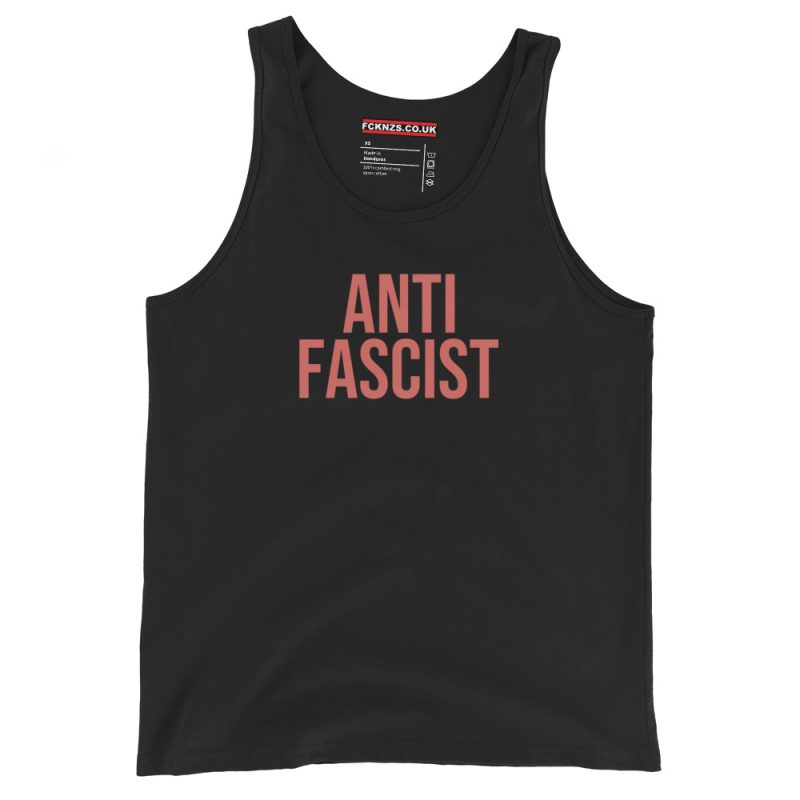 Antifascist Red Unisex Tank Top Vest