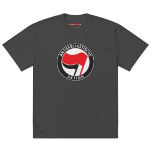 Antifa Antifaschistische Aktion Oversized T-shirt