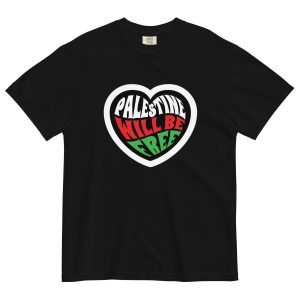 Palestine Will Be Free Unisex Heavyweight T-shirt