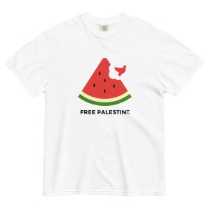 Free Palestine Watermelon Unisex Heavyweight T-shirt