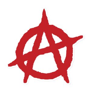Anarchy Red Anarchist Symbol Magnet