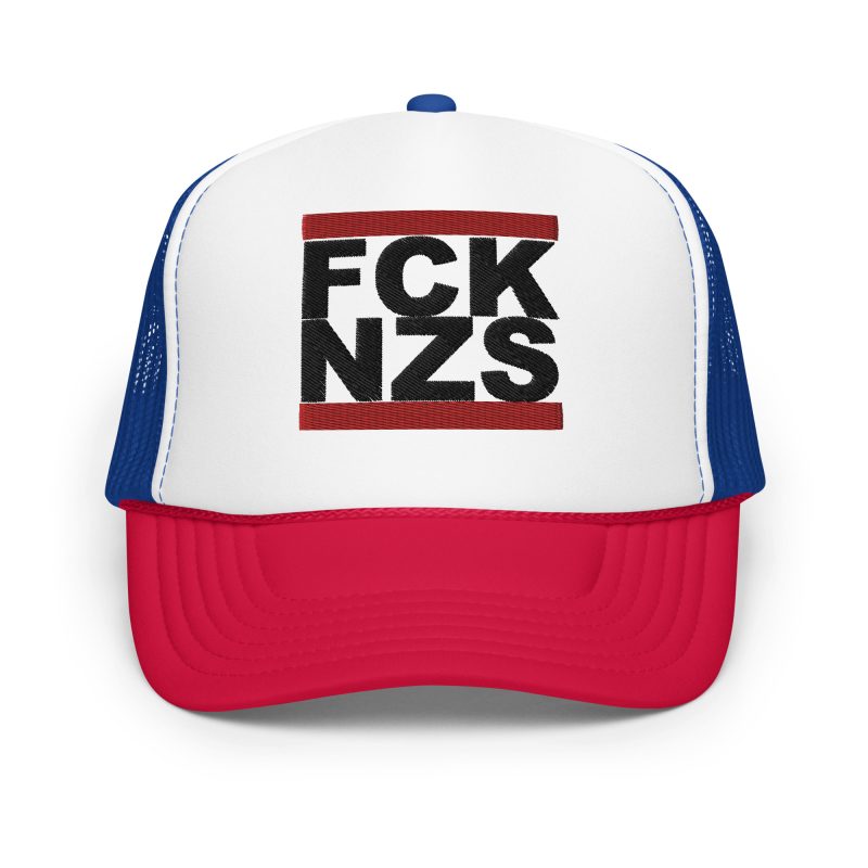 FCK NZS Black Font Foam Trucker Hat