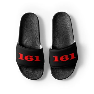 161 AFA Black Red Men’s Slides