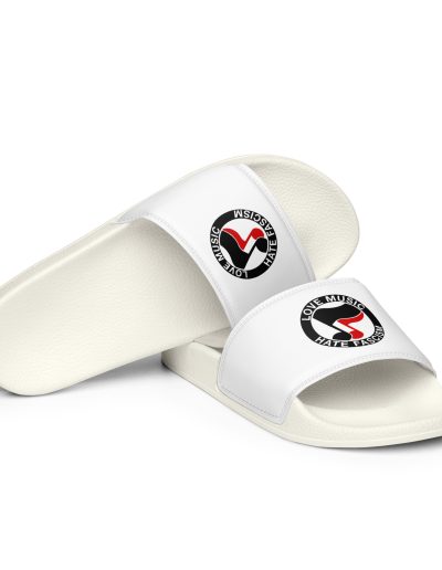 Love Music Hate Fascism Men’s Slides