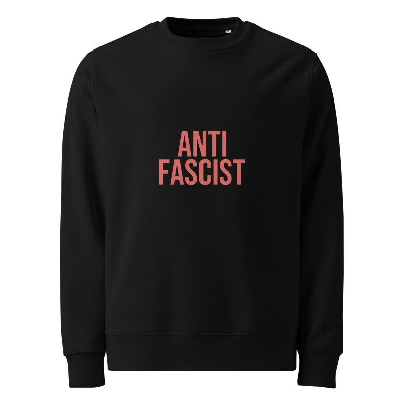 Antifascist Red Unisex Organic Sweatshirt