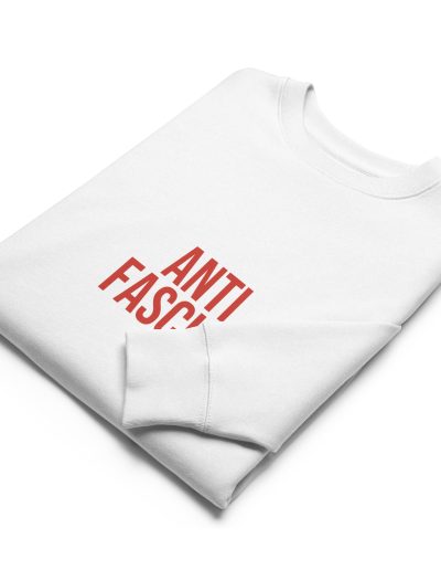 Antifascist Red Unisex Organic Sweatshirt