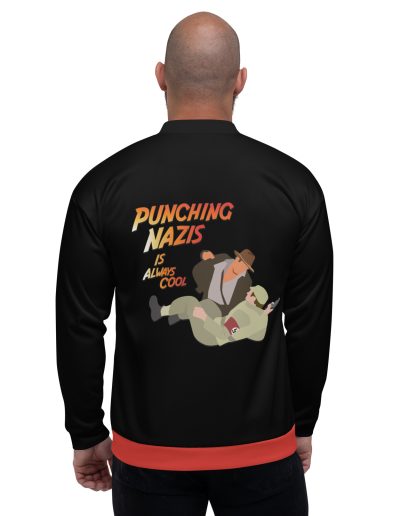 Punching Nazis Is Always Cool Unisex Bomber Jacket