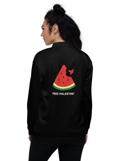 Free Palestine Watermelon Bomber Jacket