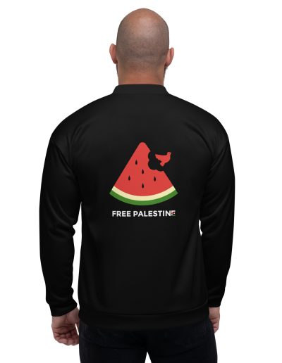 Free Palestine Watermelon Bomber Jacket