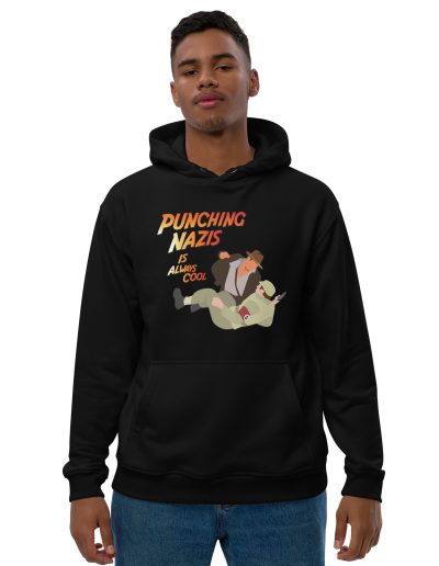 Punching Nazis Is Always Cool Premium Eco Hoodie