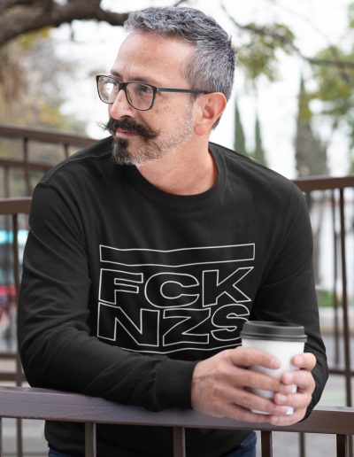 FCK NZS Outline Unisex Long Sleeve T-shirt