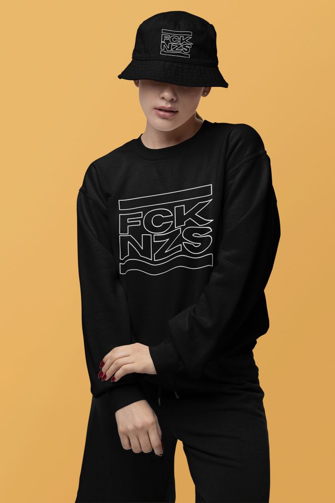 FCK NZS Outline Antifa Sweatshirt