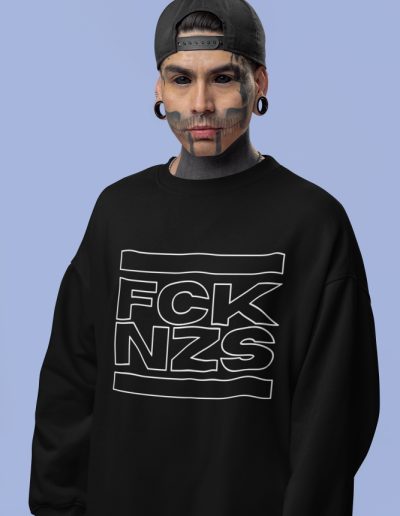 FCK NZS Outline Antifa Sweatshirt