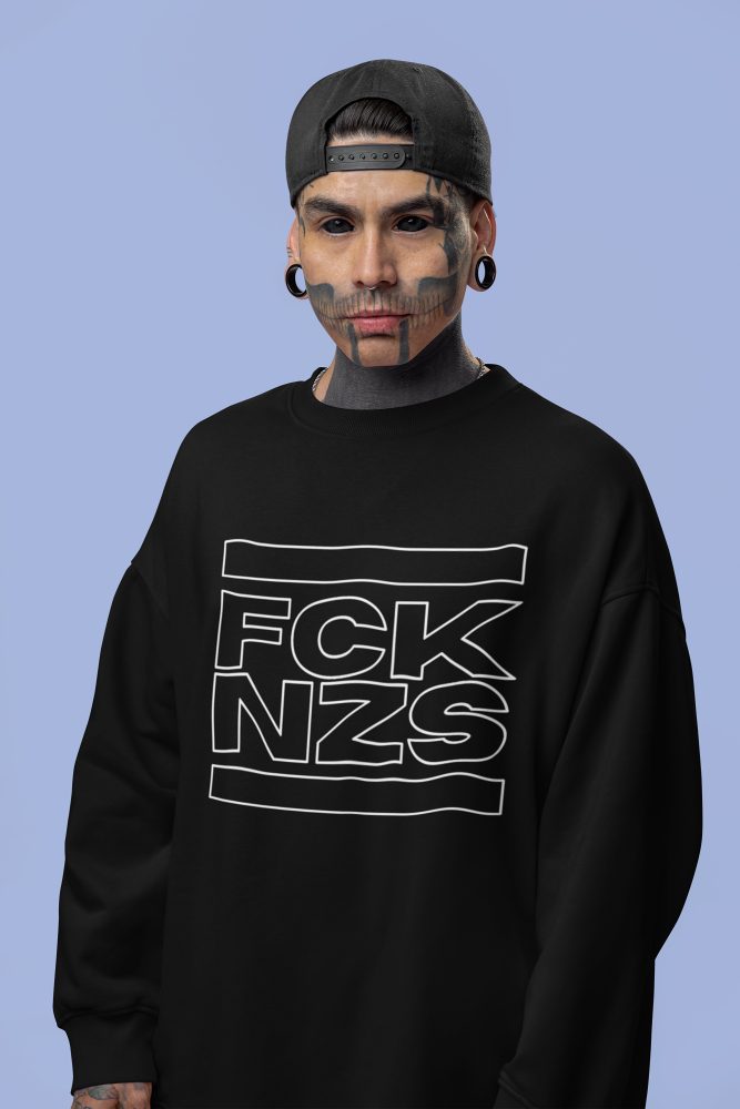 FCK NZS Outline Antifa Sweatshirt