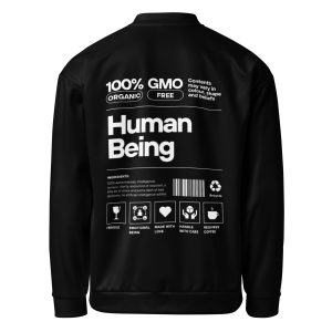 HUMAN BEING Unisex Bomber Jacket