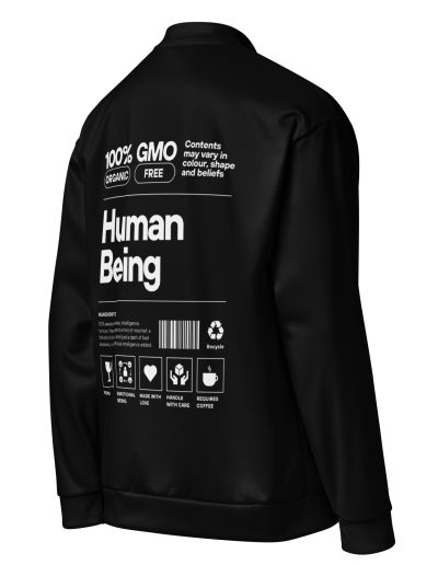 HUMAN BEING Unisex Bomber Jacket