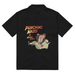 Punching Nazis Is Always Cool Unisex Button Shirt