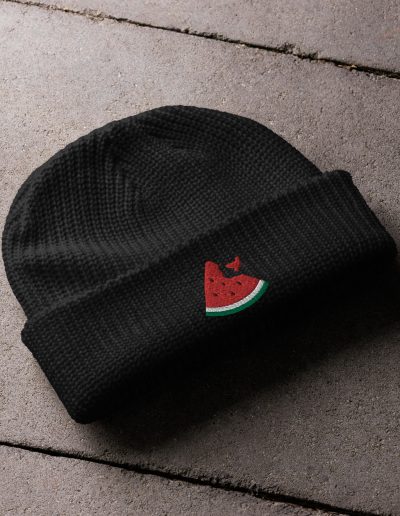 Free Palestine Watermelon Fisherman Beanie