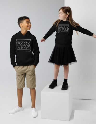 FCK NZS Outline Kids Eco Hoodie