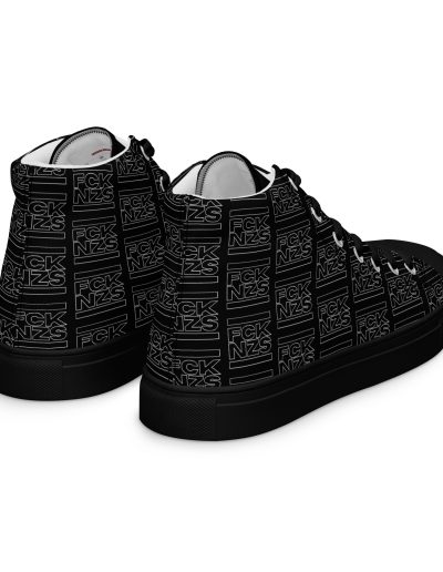 FCK NZS Outline Men’s High Top Canvas Shoes