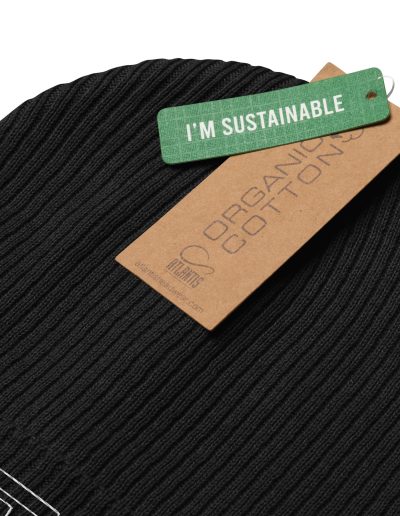 FCK NZS Outline Organic Ribbed Beanie