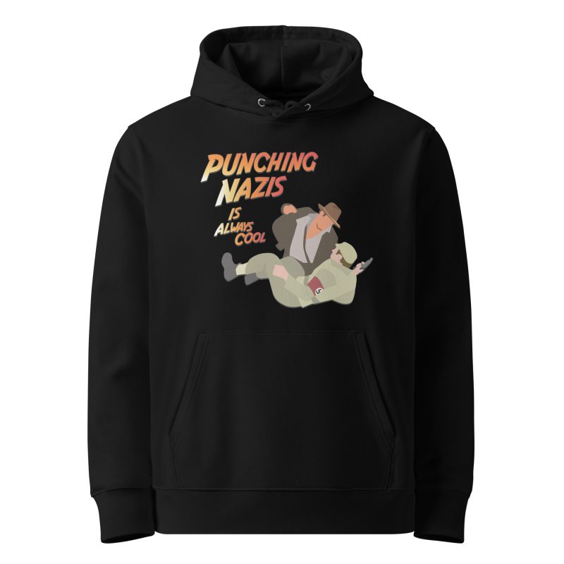 Punching Nazis Is Always Cool Unisex Organic Hoodie