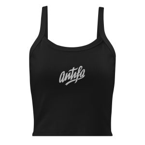 Antifa Women’s Micro-rib Tank Top (Vest)