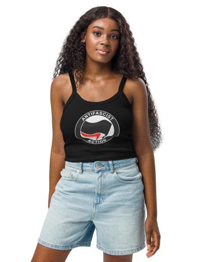 Antifascist Action Women’s Micro-rib Tank Top (Vest)