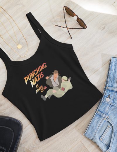 Punching Nazis Is Always Cool Women’s Micro-rib Tank Top (Vest)