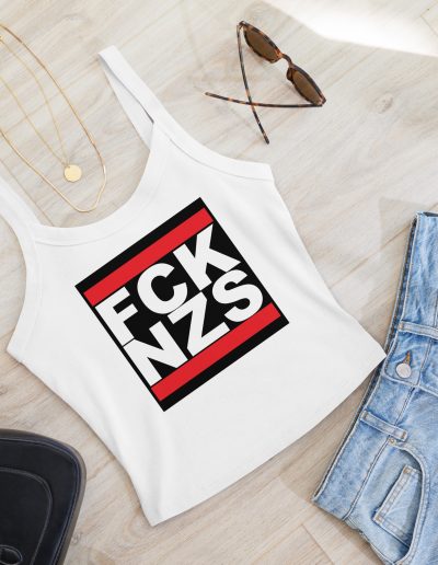 FCK NZS Antifa Women’s Micro-rib Tank Top (Vest)