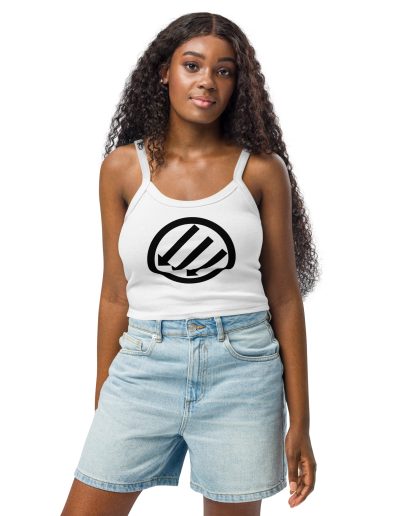 Antifa Iron Front 3 Arrows Women’s Micro-rib Tank Top (Vest)