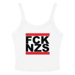 FCK NZS Black Font Women’s Micro-rib Tank Top (Vest)