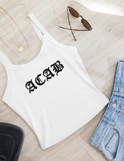 ACAB Women’s Micro-rib Tank Top (Vest)