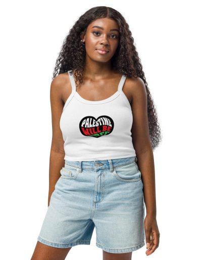 Palestine Will Be Free Women’s Micro-rib Tank Top (Vest)