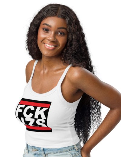 FCK NZS Antifa Women’s Micro-rib Tank Top (Vest)